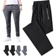 thumbnail image 1 of Comfysfit Stretchactive - Pantalones ultraelásticos de secado rápido para mujer, pantalones unisex Easeflexor de ajuste cómodo para mujeres y hombres, 1 of 7