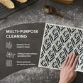 thumbnail image 5 of RECYCO Swedish Dishcloths for Kitchen | 4 Pack Oversized Washable Dish Rags | Large Cellulose Reusable Cleaning Paper Towels | Absorbent Counter Dish Cloth Sponge XL Kitchen Wipes, 12" L x 10" W, 5 of 8