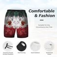 thumbnail image 3 of Mens Mexico Flag 2 in 1 Quick Dry Swim Trunks with Compression Liner Beach Shorts, 3 of 6