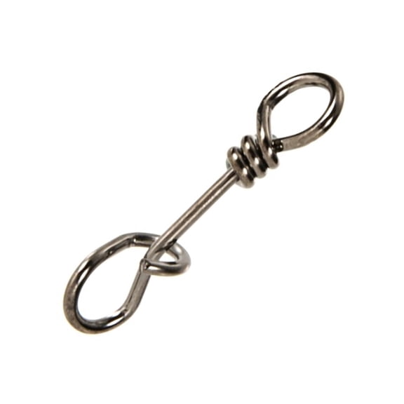 ANXPTIME 50Pcs Stainless Steel Fishing Snaps Clip Quick Baits Hook Connector Enduring