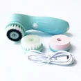 thumbnail image 3 of Cepillo de limpieza facial Depurador facial: Dispositivo limpiador giratorio exfoliante eléctrico Máquina de spa giratoria de exfoliación de limpieza profunda a prueba de agua - Sistema gira, 3 of 5