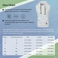 thumbnail image 4 of Sinleey Mens Sleeveless Athletic Hoodie Drawstring Hooded Sweatshirt with Pockets Sport Tank Tops Coffee XL, 4 of 4