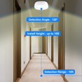 thumbnail image 3 of Plafón LED con detección de movimiento de luz, 300 lúmenes 5W para interior y exterior, los armarios, los guardias, las escaleras, el garaje, el sótano, la ducha esquí esquí Gafas de esquí, 3 of 5