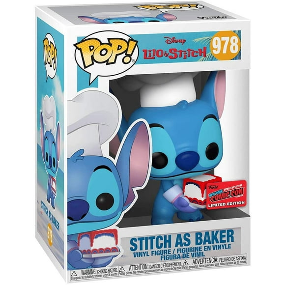 Pop Disney Lilo & Stitch 3.75 Inch Action Figure Exclusive - Stitch as Baker #978