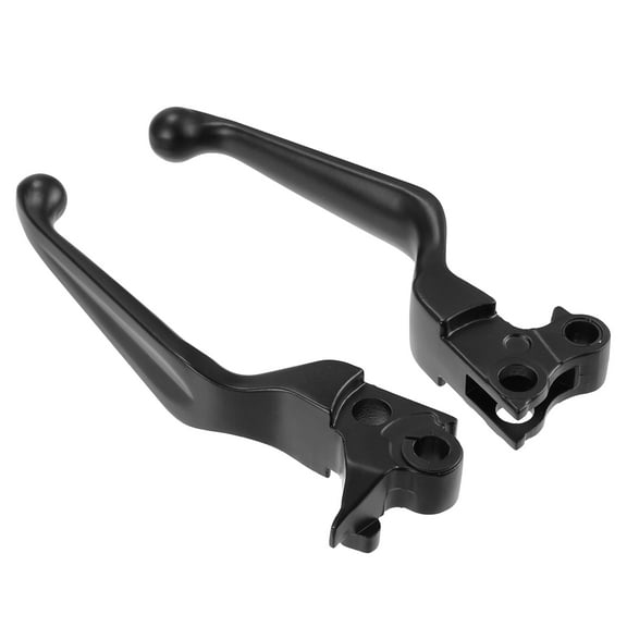 Unique Bargains Pair Brake Clutch Levers for Harley Davidson Sportster 883 1200 Touring Road King Aluminum Alloy Black