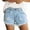 Light Blue, variant on Qgtaibl Jean Shorts for Women Mid Rise Stretchy Ripped Denim Shorts with Pockets Casual Hot Hem Distressed Summer Jorts Blue XXL