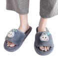 thumbnail image 2 of Vedolay Slippers for Women Plush Lined House Slippers Slip-On House Shoes Indoor Grey,39, 2 of 4