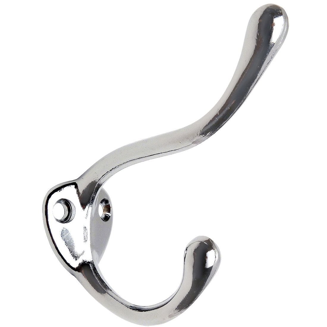 Designers Impressions 57499 Polished Chrome Heavy Duty Coat & Hat Hook ...