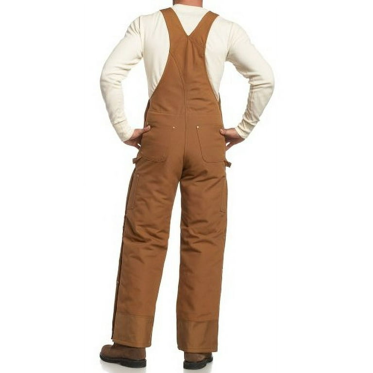 Carhartt Quilt-Lined Washed Duck Bib Overalls for Men