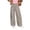A-Khaki, variant on Tqcoqu Womens Printed Pants,Wide Leg Elastic Waist Casual Pants with Pockets,A-Black Women's S-XXL