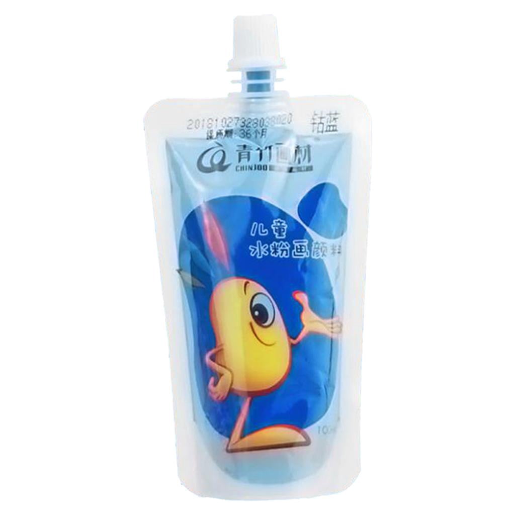 FVDPWYE Artist Kids Washable Gouache Paints Opaque Pigments for Watercolor Painting Wall Blue