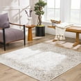 thumbnail image 5 of BoutiqueRugs Parkerfield Oriental Boho Vintage Area Rug - Farmhouse Traditional Patterned Carpet for Hallway, Kitchen, Bathroom - Light Beige, Light Gray, Cream, Sage - 2' x 2'11", 5 of 19