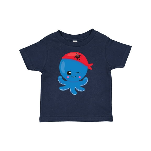 Inktastic Pirate Octopus, Cute Octopus, Little Octopus Boys or Girls Baby T-Shirt