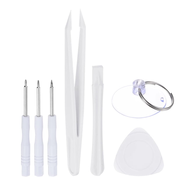 7 en 1 Electrónica Reparación Apertura Herramienta Kit con Micro Destornillador Palanca Plástico Pinza para Reparar Móvil, Computadora, Reloj, Gafas