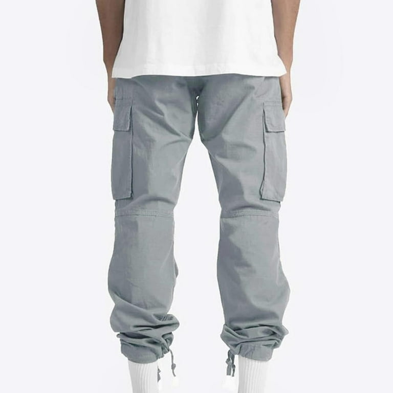 XFLWAM Cargo Pants for Men Match Mens Casual Winter Fleece