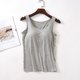 thumbnail image 4 of Camisetas sin mangas para mujer con sujetador incorporado 2025 Camiseta sin mangas de cuello redondo para el verano - Camisetas acolchadas para hacer ejercicio, S-XXXXL, 4 of 4