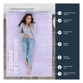thumbnail image 2 of Esquimal Colchoneta Memory Foam 5 Cms. Topper 7 Zonas Queen Size Color Lavanda, 2 of 6
