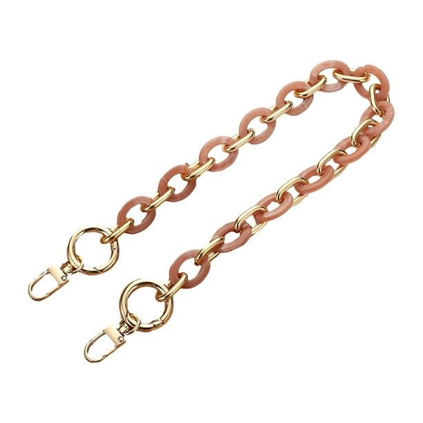 Billuyoard Cadenas de bolso confiables, resistentes y duraderas, para una fijación segura, correas de cadena para bolso, correas de cadena para Artesanía L204-FS