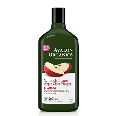 Avalon Organics Smooth Shine Apple Cider Vinegar Shampoo, 11