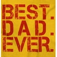 thumbnail image 2 of Best Dad Ever Cool Fathers Day Gift Men's Graphic T Shirt Tees Brisco Brands L, 2 of 6