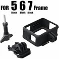 thumbnail image 2 of Action Camera Mount The Frame Hero Housing (hero7black/hero6 Black/hero5 Black/hero7 Silver/hero7 White/Hero(2018)) Microphone Case Compatible with Gopro Hero Case Mount mounting, 2 of 6