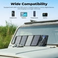 thumbnail image 6 of BigBlue 28W Solar Panels Charger with Digital Ammeter, Dual USB Port (5V/4A Overall), Solar Charger for Cell Phone Hiking Camping Emergency Outdoors, 6 of 10