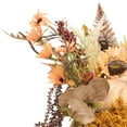 thumbnail image 3 of SAFAVIEH Faux 26 Inch Pumpkin & Sunflower Potted Arrangement, Multi, 3 of 5