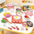 thumbnail image 1 of Kitchen Cooking Play Set Toy Pretend Play Educational Toy,Simulation Food Role Play Toy,Plastic Kitchen Learning Toy,Cognitive Skill Development Toy,Imaginative Play Activity Toy, 1 of 6