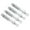 silver, variant on QccHieUs 4 Pieces Metal RC Car Shock Absorbers Spare Parts Assembled Replace Metal Spring silver