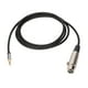 thumbnail image 2 of Cable de sonido macho XLR hembra, cable adaptador XLR hembra a 3,5 mm, cable de micrófono XLR hembra a macho, elaborado por expertos, 2 of 9