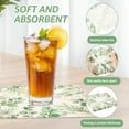 thumbnail image 4 of 100Pcs Eucalyptus Leaf Paper Napkins Reusable Greenery Pattern Paper Towel Elegant Party Dinner Napkin for Kitchen Restaurant-green_33-, 4 of 10