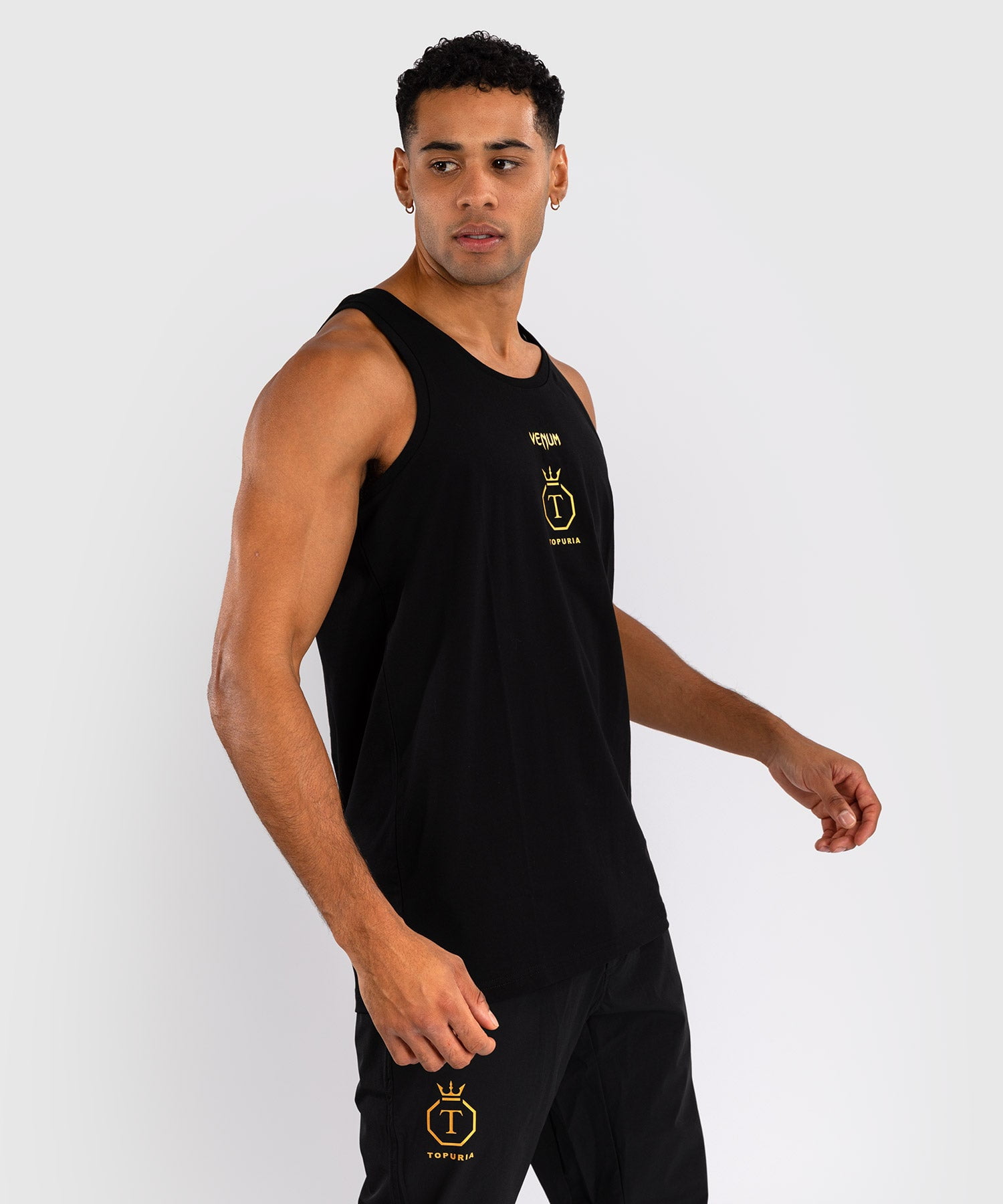 Venum x Ilia Topuria Unmatched Tank Top - Black/Gold - Large