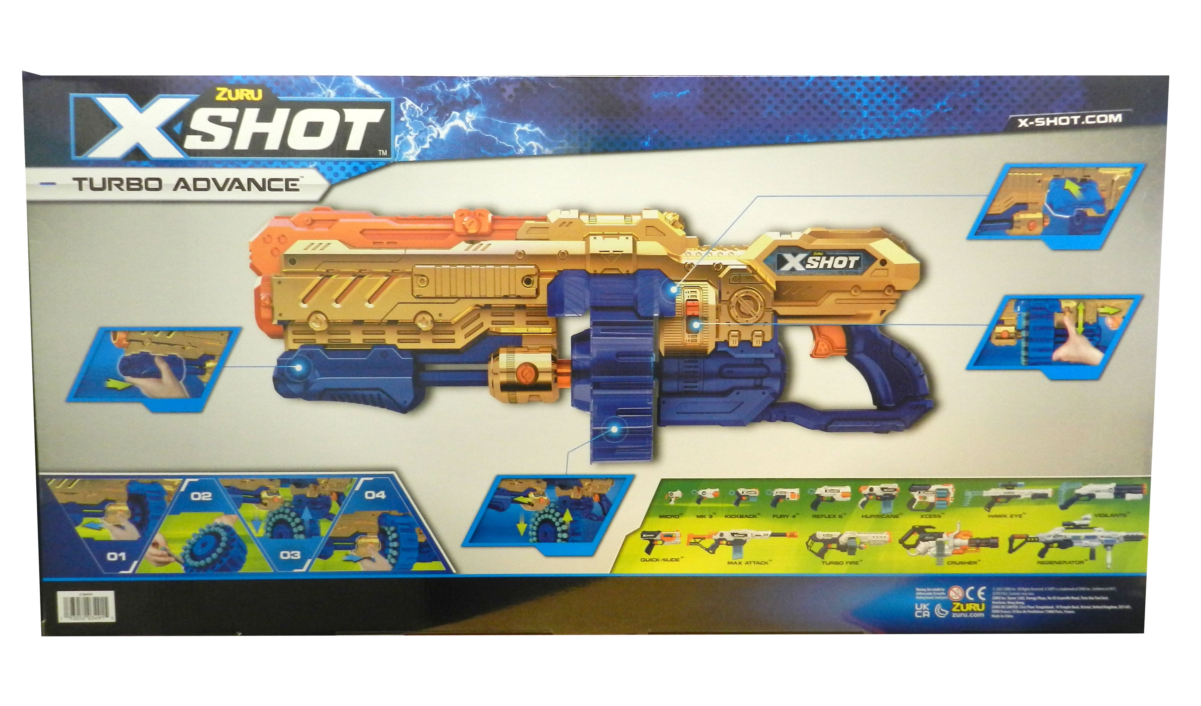 X-SHOT ターボアドバンス　ゴールド　未開封品 99ddacaf-985a-4d04-9f45-