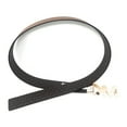 thumbnail image 4 of Michael Kors Reversible Logo Leather Buckle Waist Belt, Brown, Large, 4 of 7