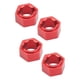thumbnail image 3 of M Buder 7mm Hex Wheel Hubs Adaptador Profesional de Aleación de Aluminio para Coche RC FMS FCX24 1/24, Mejora de Rendimiento y Estabilidad, Rojo (0.28 inches / 0.7 cm), 3 of 9