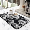 thumbnail image 2 of Mushroom Fern Leaves & Berry Vintage Botanical Drying Mat Super Absorbent 19.5x12in Diatom Mud for Effortless Dish Drying on Kitchen Counters, 2 of 7