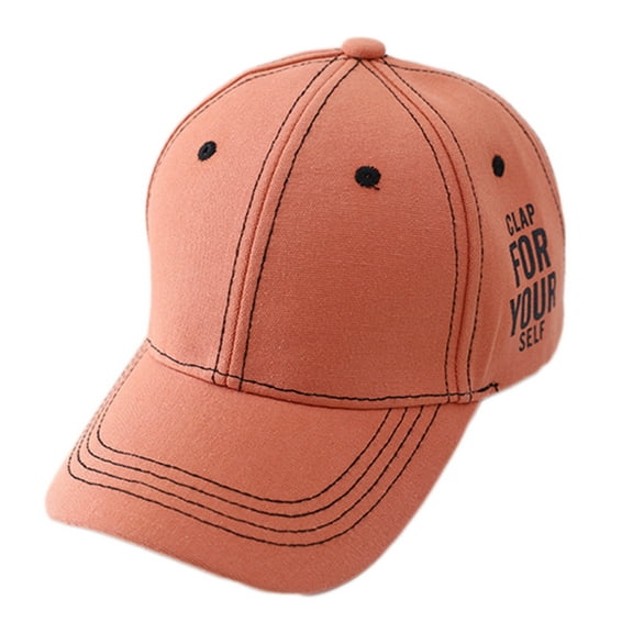 Fitted Cap Letter Print Sun Protective Breathable Children Baseball Cap for Travel