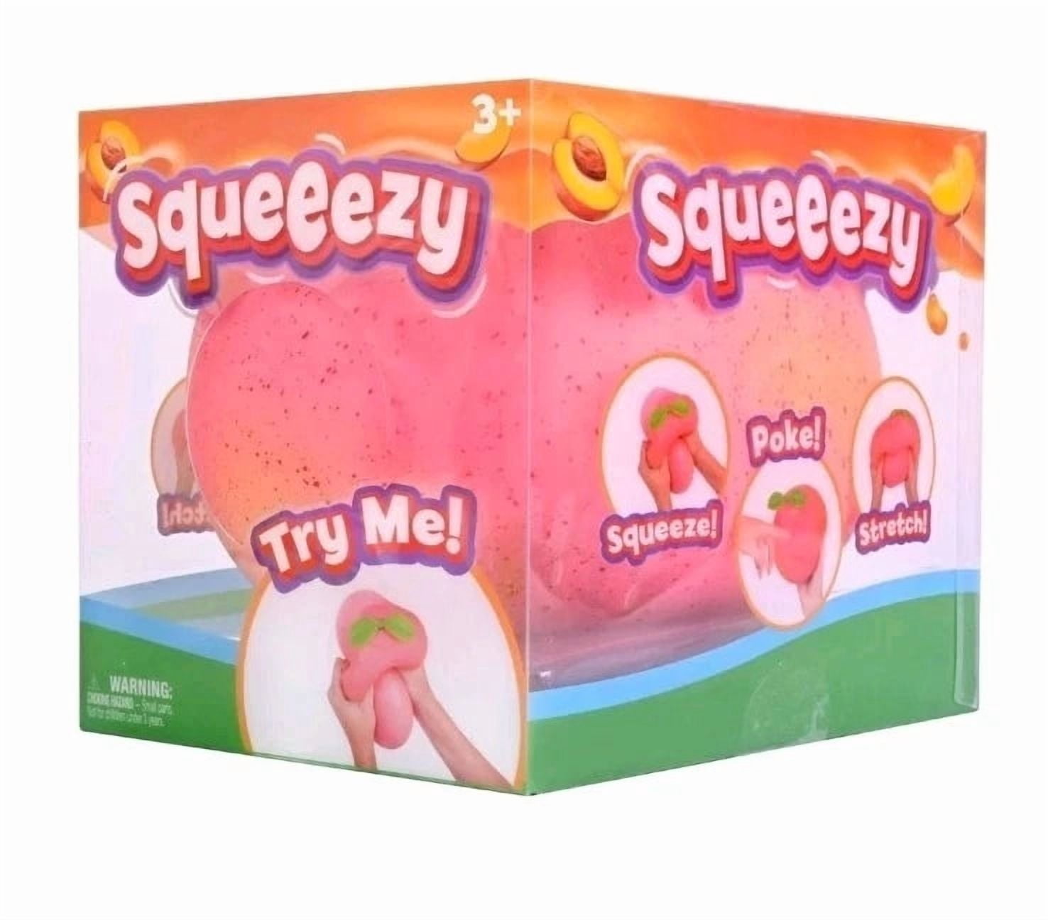 Sunny Days Jumbo Squeezy Peach Viral Squeezy Peach, Stress Relief Sensory Fun