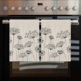 thumbnail image 2 of Farmhouse Dandelion Kitchen Towels Set of 4, Water Absorbent Dish Towel, Spring Modern Minimalist Country Flower Decorative Hand Towels - Quick Drying Cloth for Cooking Baking, 18x28 Inch, 2 of 8
