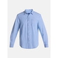 thumbnail image 5 of George Men's Poplin Shirt with Long Sleeves, Sizes S-3XL, LT-4XLT, 2XB-6XB, 5 of 5