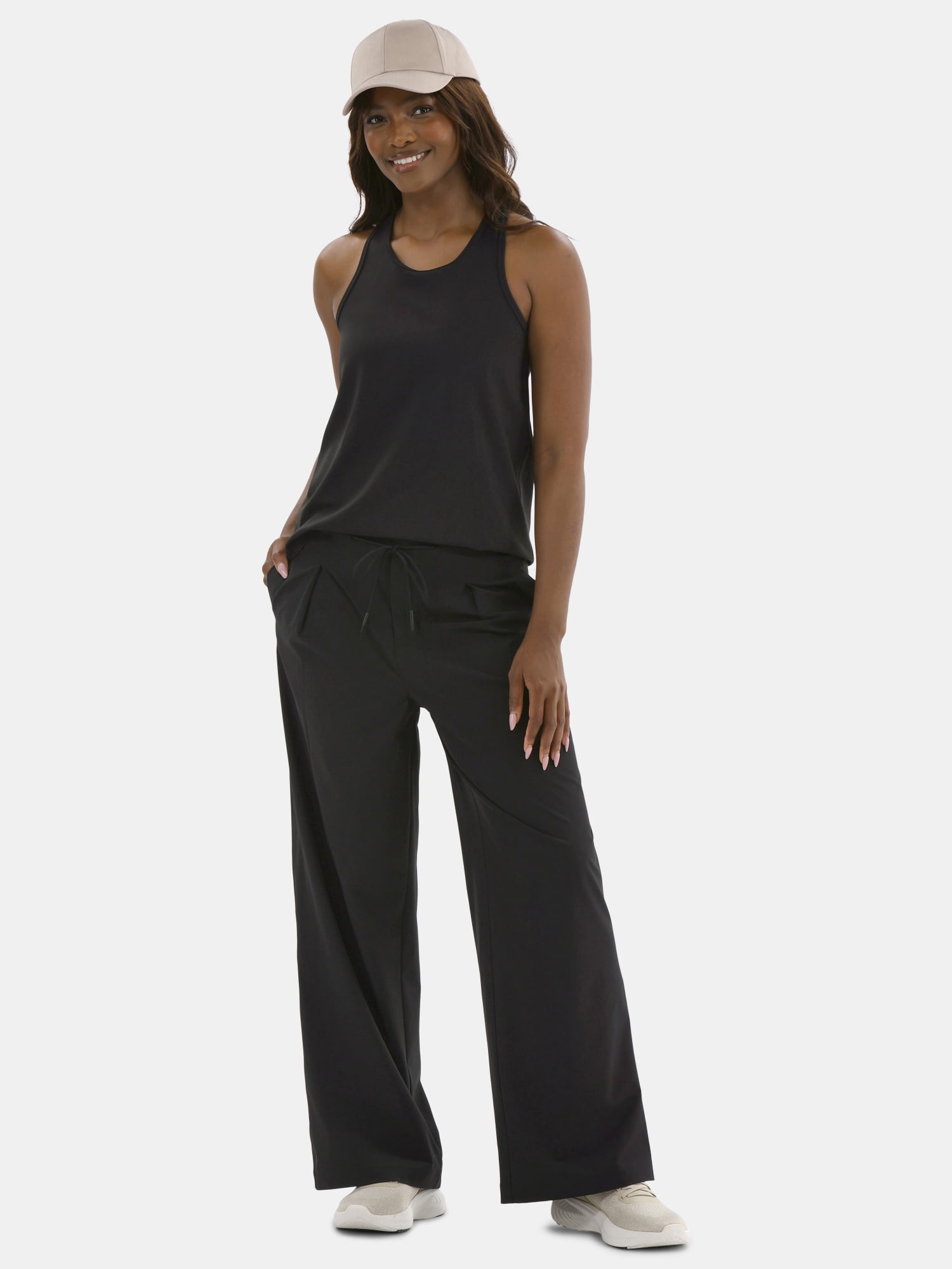 Avia Women's FeatherStretch Pleated Trousers, Sizes XS-XXXL
