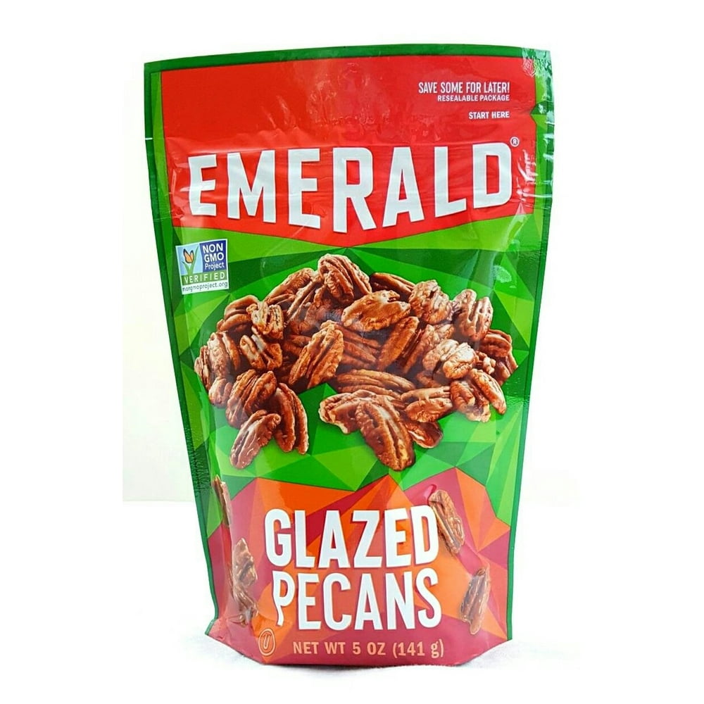 Emerald Glazed Pecans, Non GMO, 5oz (Pack of 6)