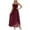Wine, variant on Elegant Asymmetrical Party Dress with Adjustable Spaghetti Straps, Women’s Long Formal Evening Gown for Gala, Prom, Wedding Guest, or Bridesmaid Events – 2026 Spring Maxi Cocktail Dress