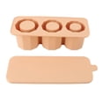 thumbnail image 2 of Tumbler Ice Mold Easy Fill Silicone 3 Cavity Hollow Cylinder Ice Ring for Whiskey Cold Drink Succinite, 2 of 4