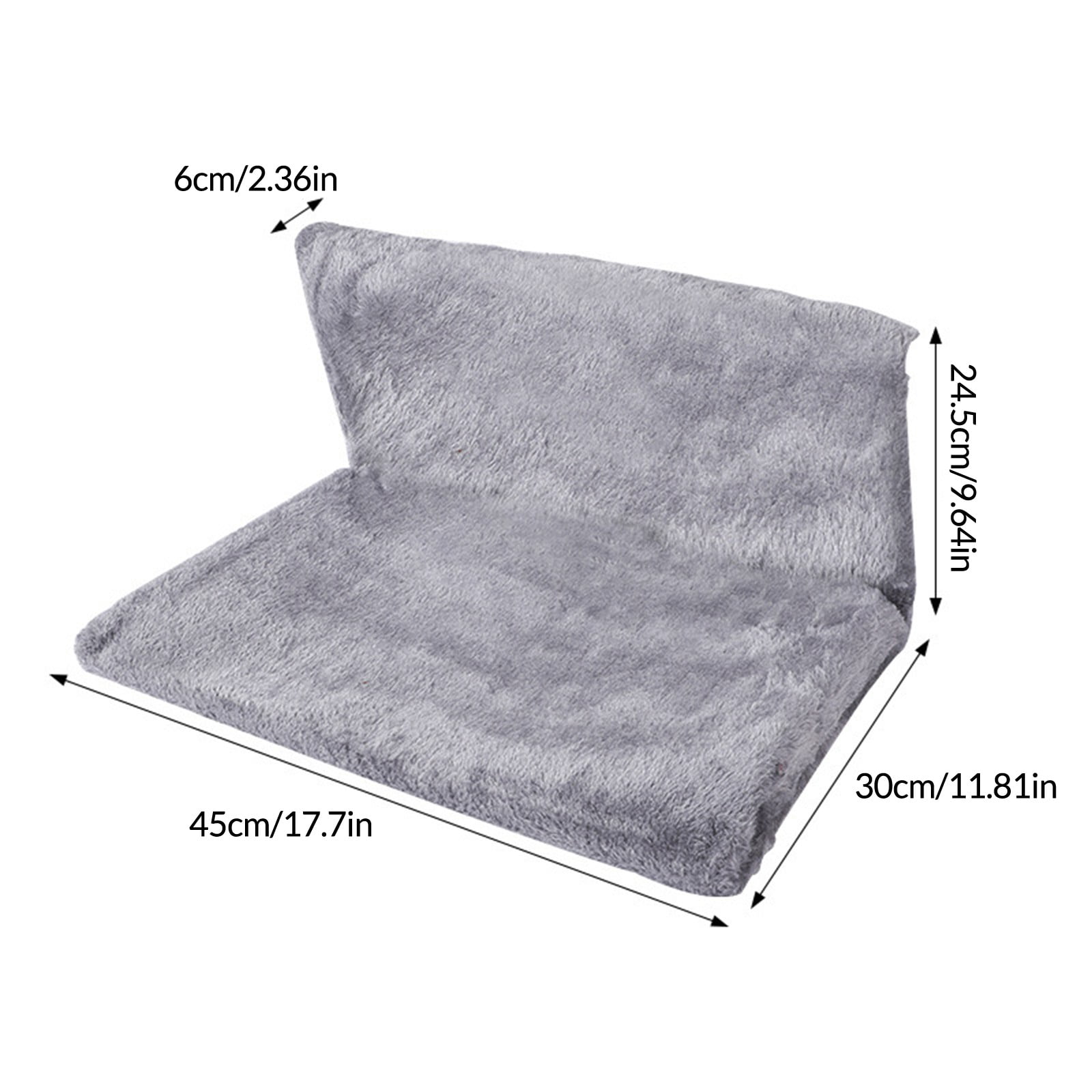 Plush L - Shaped Cat Hammock Bed, Hanging Cat Nest With Soft Fleece, Cat Window Perch, Cat Mat For Bedside, Stool, Window Sill
