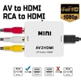 thumbnail image 3 of Convertidor de AV a HDMI 1080P Sunnimix Blanco, 3 of 8
