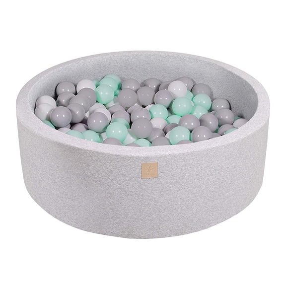 Open Box Large Round 35 x 11.5 Inch Baby Foam Ball Pit with 200 2.75 Inch Balls