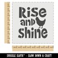 thumbnail image 2 of Rise and Shine Rooster DIY Cookie Wall Craft Stencil - 9.0 Inch, 2 of 5