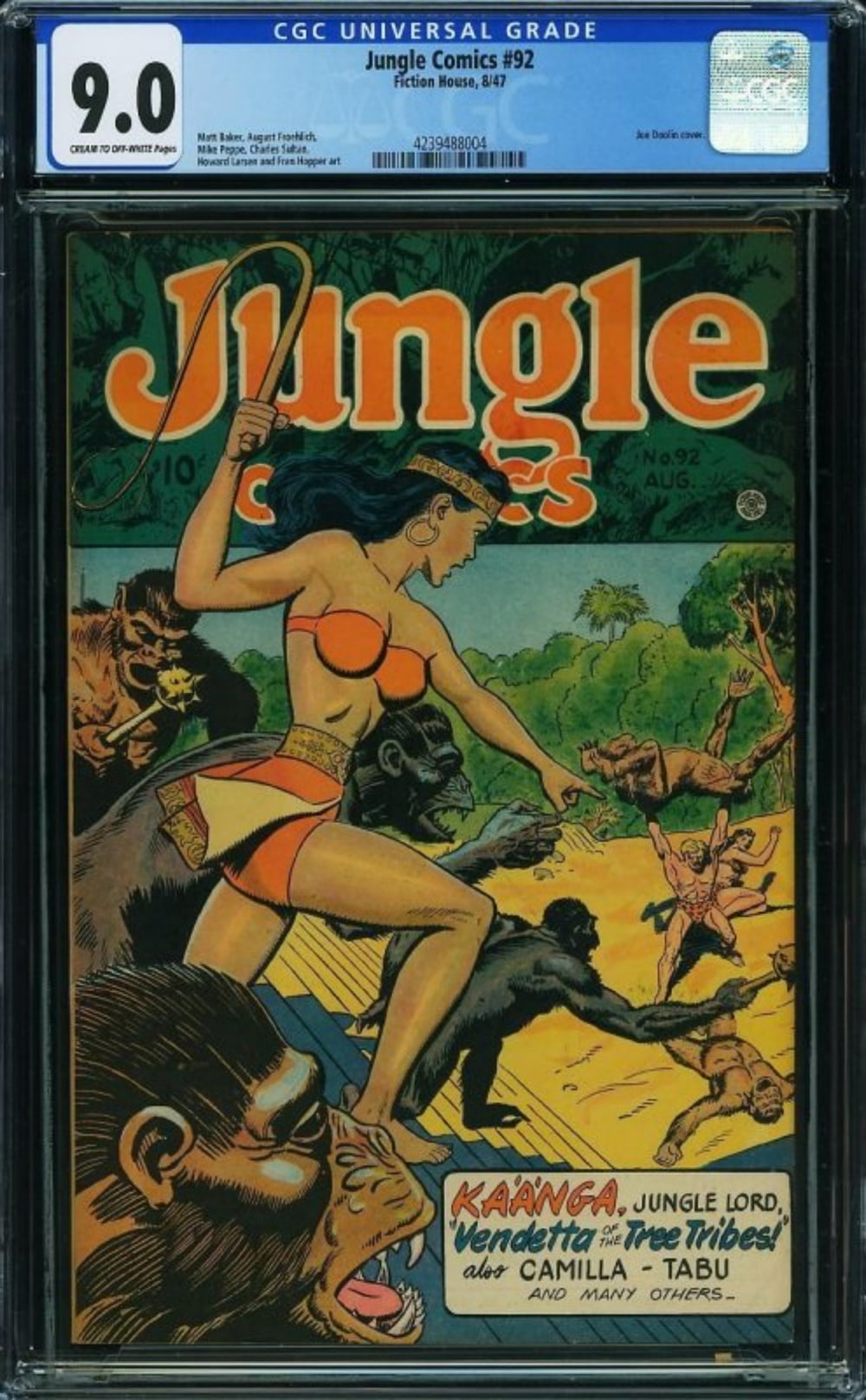 Cover of Jungle Comics #92