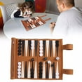 thumbnail image 4 of Backgammon Board Game Kit Travel Portable Roll Up Backgammon Board Game Set AU, 4 of 4